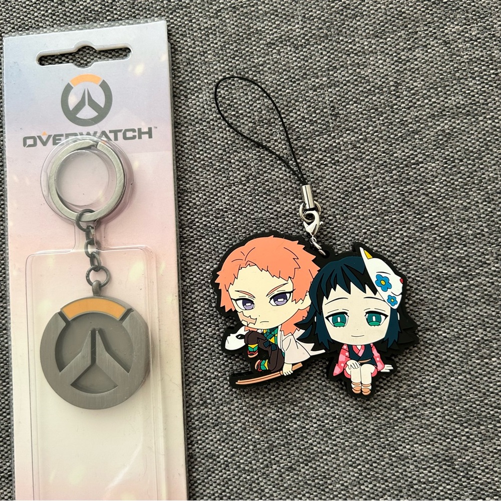 Overwatch and Demon Slayer Keychains - Picture 9 of 10